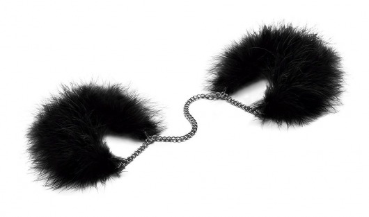 Перьевые наручники Za Za Zu Feather Handcuffs Bijoux - Bijoux Indiscrets - купить с доставкой в Москве