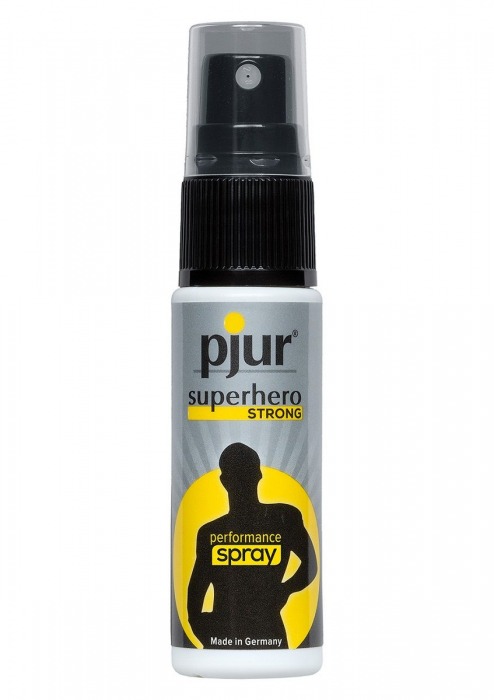Спрей-пролонгатор длительного действия pjur SUPERHERO Strong Spray - 20 мл. - Pjur - купить с доставкой в Москве
