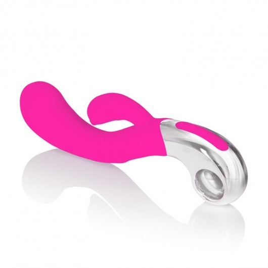Розовый вибромассажер Embrace Felicity Wand - 21 см. - California Exotic Novelties