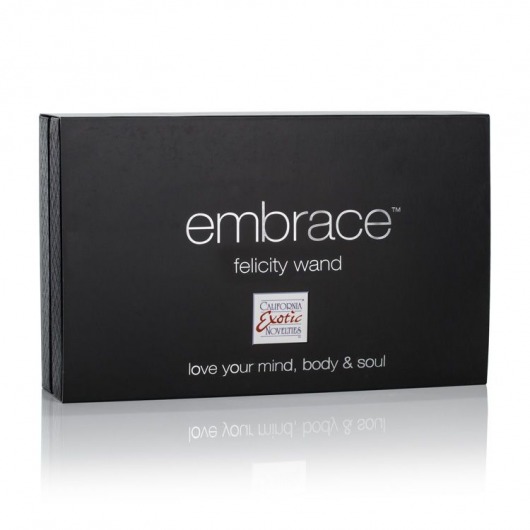 Розовый вибромассажер Embrace Felicity Wand - 21 см. - California Exotic Novelties