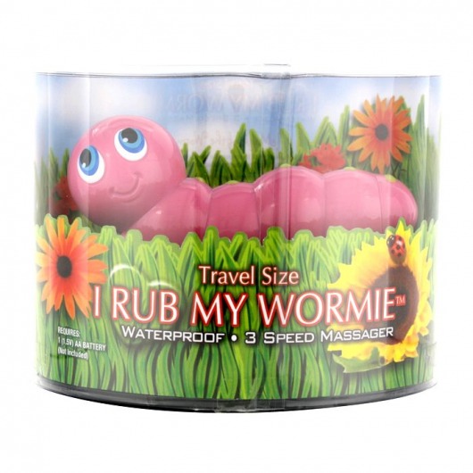Вибратор-гусеница I Rub My Wormie Pink - Big Teaze Toys