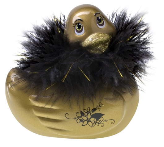 Золотистый массажер-уточка I Rub My Duckie Paris Gold Travel Size - Big Teaze Toys