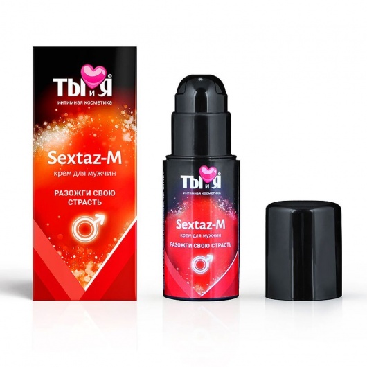 Крем Sextaz-m с возбуждающим эффектом для мужчин - 20 гр. - Биоритм - купить с доставкой в Москве
