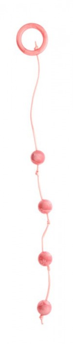 Розовые перламутровые анальные шарики - Dream Toys
