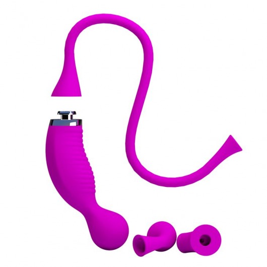 Двусторонний стимулятор Romance 3-in-1 - с вибрацией и функцией всасывания - Baile