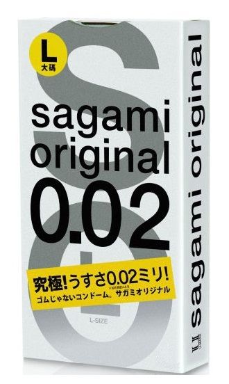 Презервативы Sagami Original L-size увеличенного размера - 3 шт. - Sagami - купить с доставкой в Москве
