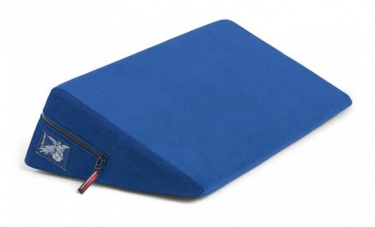 Синяя малая подушка для любви Liberator Retail Wedge - Liberator - купить с доставкой в Москве