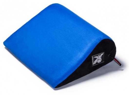 Синяя малая замшевая подушка для любви Liberator Retail Jaz - Liberator - купить с доставкой в Москве