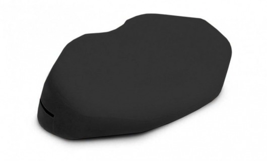 Чёрная вельветовая подушка для любви Liberator Retail Arche Wedge - Liberator - купить с доставкой в Москве