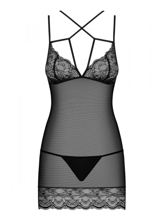 Сорочка с кружевными вставками Frivolla - Obsessive купить с доставкой