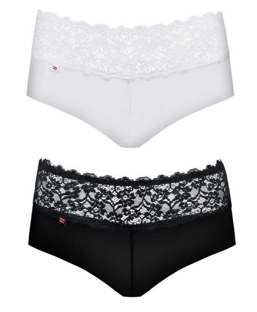 Набор из 2 однотонных разноцветных шортиков Lacea - Obsessive купить с доставкой