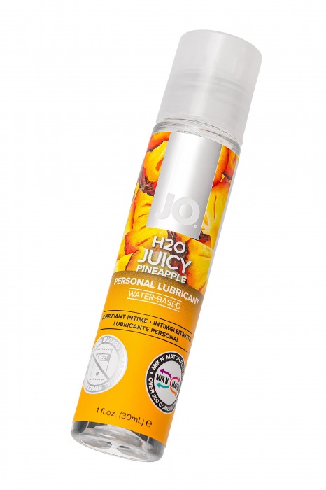 Смазка с ароматом ананаса JO Flavored Juicy Pineapple - 30 мл. - System JO - купить с доставкой в Москве