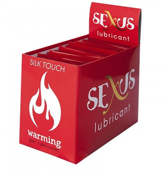 Набор из 50 пробников гель-смазки на водной основе Silk Touch Warming по 6 мл. каждый - Sexus - купить с доставкой в Москве