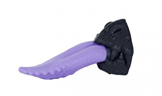 Фиолетовый стимулятор  Язык дракона  - 20,5 см. - Erasexa - купить с доставкой в Москве
