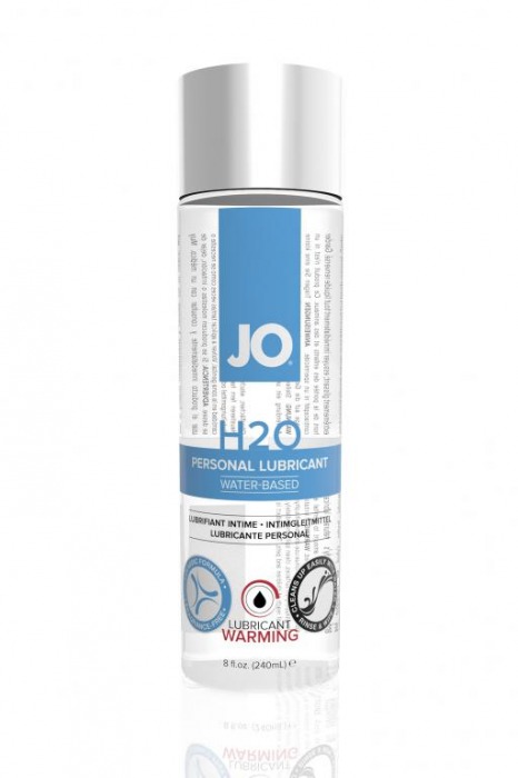 Разогревающий лубрикант на водной основе JO Personal Lubricant H2O Warming - 240 мл. - System JO - купить с доставкой в Москве