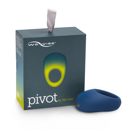 Синее эрекционное виброкольцо We-vibe Pivot - We-vibe - в Москве купить с доставкой