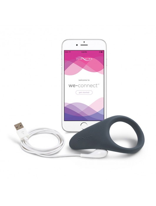 Чёрное эрекционное виброкольцо We-vibe Verge - We-vibe - в Москве купить с доставкой