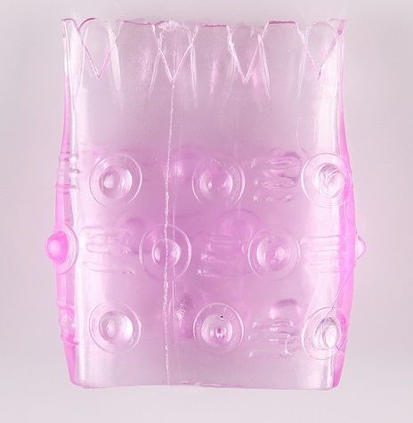 Розовая сквозная насадка  Ананасик - White Label - в Москве купить с доставкой