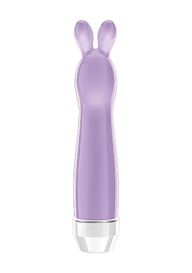 Фиолетовый вибратор с ушками Lena - 17,2 см. - Shots Media BV