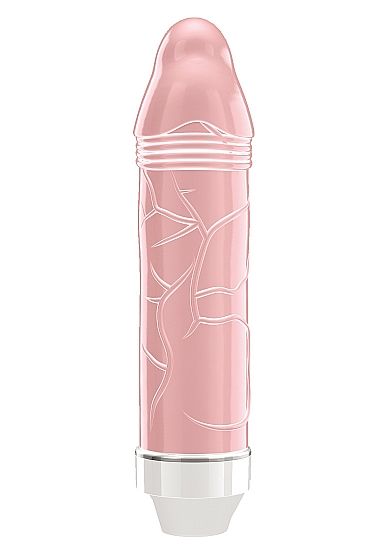 Розовый фаллический вибратор Lisa - 14,7 см. - Shots Media BV
