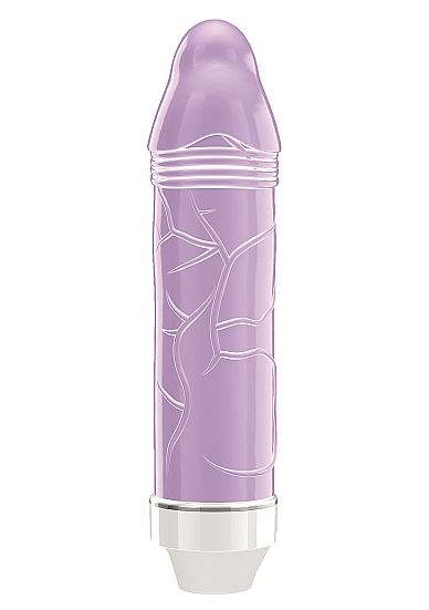 Фиолетовый фаллический вибратор Lisa - 14,7 см. - Shots Media BV