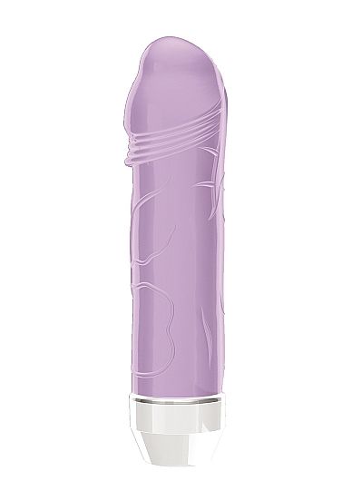 Фиолетовый фаллический вибратор Lisa - 14,7 см. - Shots Media BV