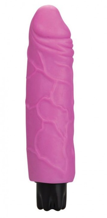 Розовый вибратор Realistic Skin Vibrator Regular - 18,3 см. - Shots Media BV