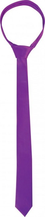 Фиолетовая лента-галстук для бандажа Tie Me Up - Shots Media BV - купить с доставкой в Москве