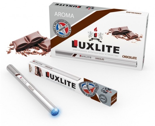 Одноразовое электронное антитабачное устройство CHOCOLATE с ароматом шоколада - Luxlite - купить с доставкой в Москве