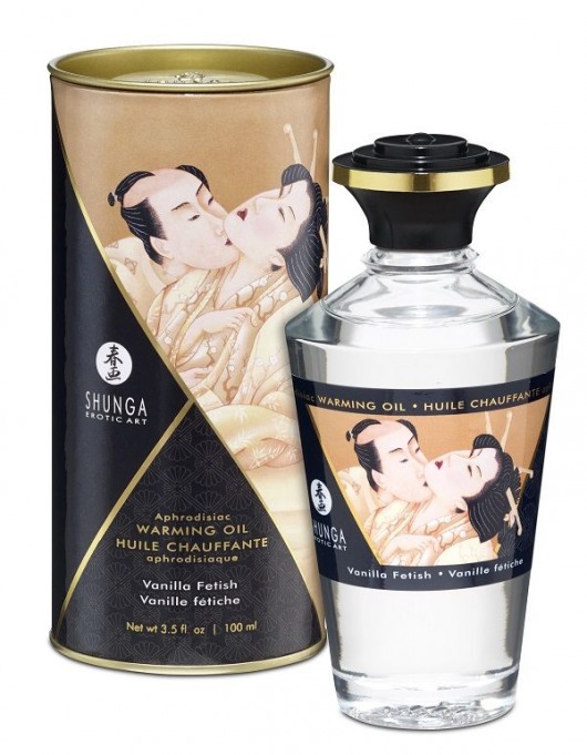 Массажное интимное масло с ароматом ванили - 100 мл. - Shunga - купить с доставкой в Москве