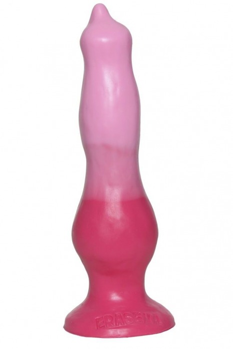 Розовый фаллос собаки  Чарли  - 18,5 см. - Erasexa - купить с доставкой в Москве