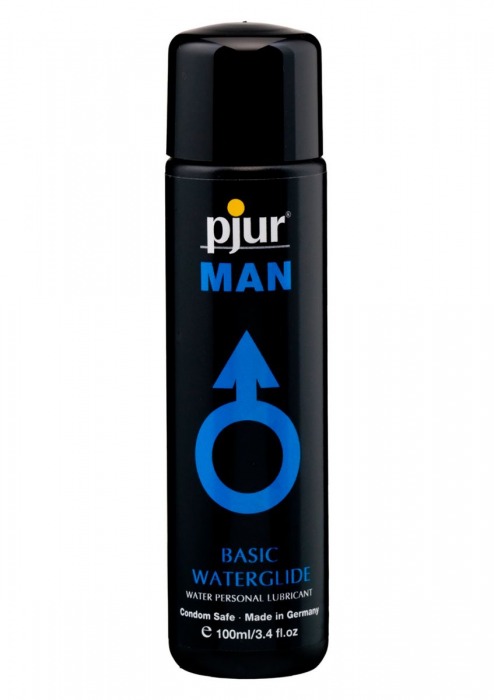 Лубрикант для мужчин pjur MAN Basic Water Glide на водной основе - 100 мл. - Pjur - купить с доставкой в Москве
