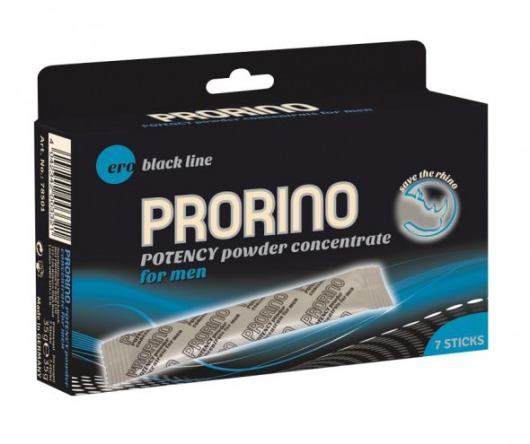 БАД для мужчин PRORINO M black line powder - 7 саше (6 гр.) - Ero - купить с доставкой в Москве