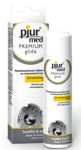 Гипоаллергенный силиконовый лубрикант pjur MED Premium glide - 100 мл. - Pjur - купить с доставкой в Москве