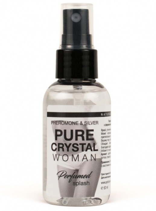 Женский парфюмированный спрей для нижнего белья Pure Cristal - 50 мл. -  - Магазин феромонов в Москве