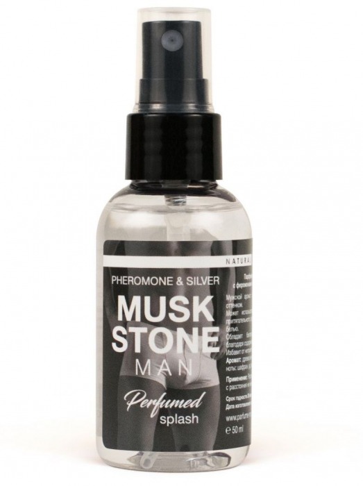Мужской парфюмированный спрей для нижнего белья Musk Stone - 50 мл. -  - Магазин феромонов в Москве