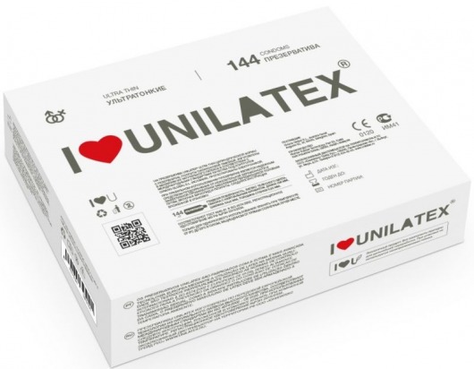 Ультратонкие презервативы Unilatex Ultra Thin - 144 шт. - Unilatex - купить с доставкой в Москве