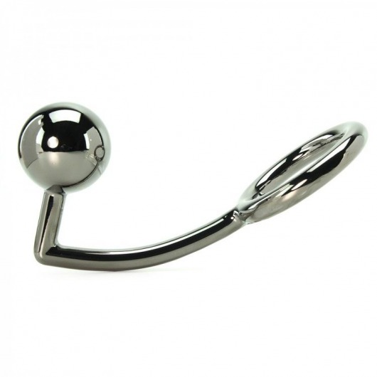 Эрекционное кольцо с анальным шаром из металла - XR Brands - в Москве купить с доставкой