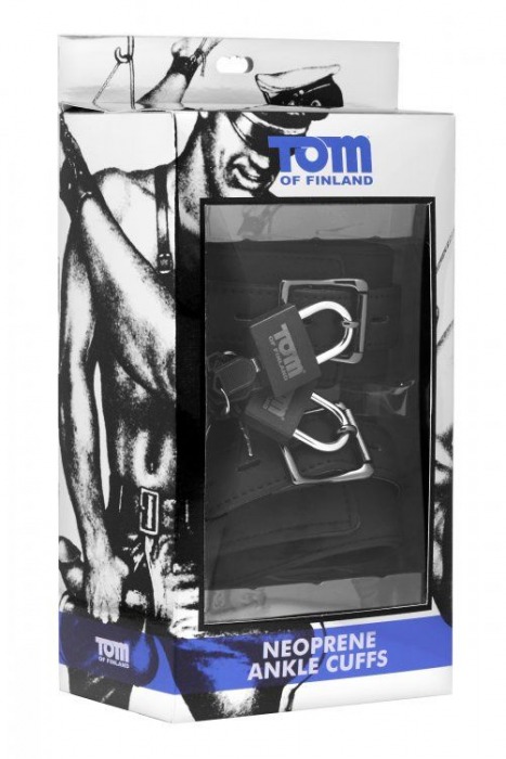 Неопреновые манжеты для ног Tom of Finland - XR Brands - купить с доставкой в Москве