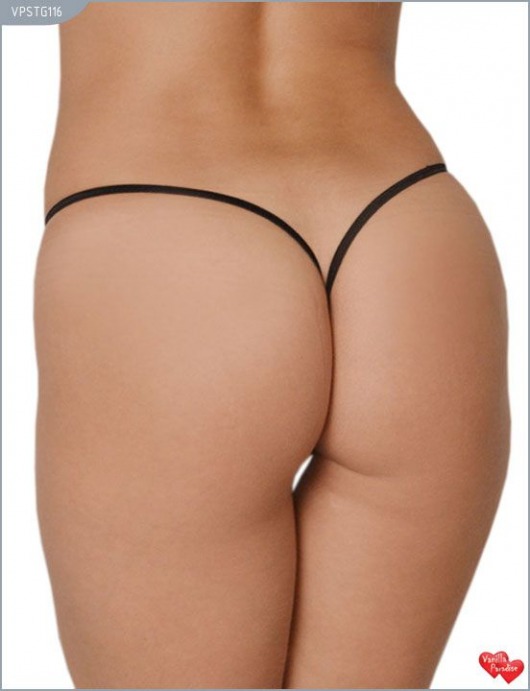 Кружевные трусики-стринги с доступом и кольцами - Ванильный рай купить с доставкой