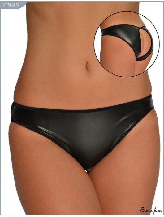 Контактные трусики-слипы из материала с wet-эффектом - Ванильный рай купить с доставкой