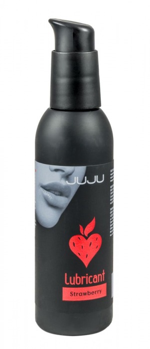 Съедобный лубрикант JUJU с ароматом клубники - 150 мл. - JuJu - купить с доставкой в Москве