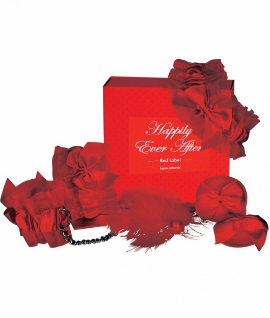 Эротический набор Happily Ever After Red Label - Bijoux Indiscrets - купить с доставкой в Москве