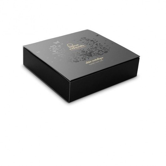 Золотистый ошейник с цепочками Desir Metallique Collar - Bijoux Indiscrets купить с доставкой