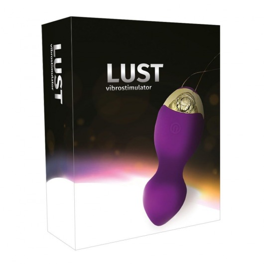 Фиолетовые вагинальные шарики Lust с вибрацией - RestArt