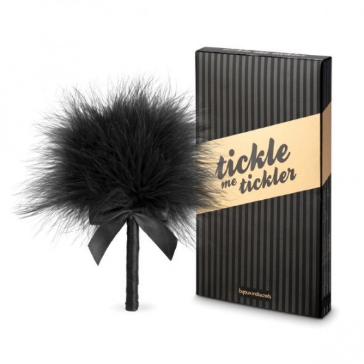 Пуховка для эротических игр Tickle Me Tickler - Bijoux Indiscrets - купить с доставкой в Москве