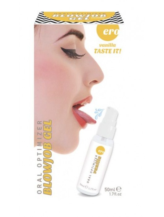 Увлажняющий гель для орального секса с ароматом ванили - 50 мл. - Ero - купить с доставкой в Москве