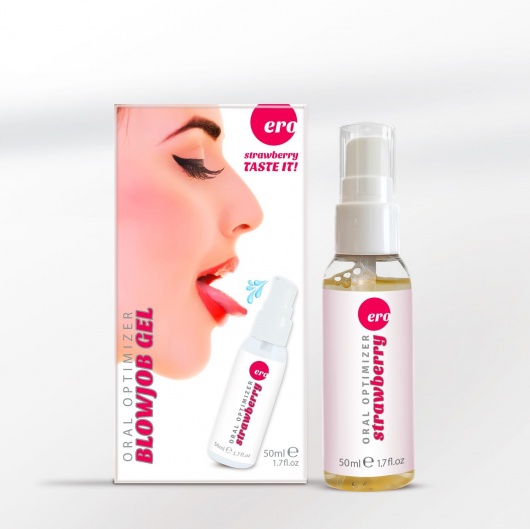 Увлажняющий гель для орального секса с ароматом клубники - 50 мл. - Ero - купить с доставкой в Москве