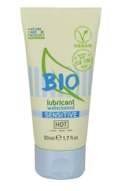 Органический лубрикант для чувствительной кожи Bio Sensitive - 50 мл. - HOT - купить с доставкой в Москве