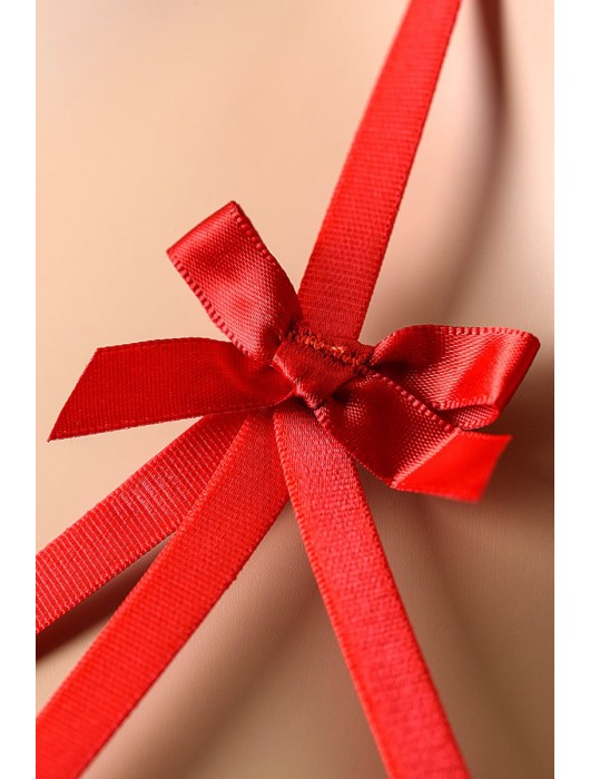 Эротическое боди с кружевным лифом на косточках - Candy Girl купить с доставкой